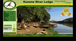 Desktop Screenshot of kuneneriverlodge.com